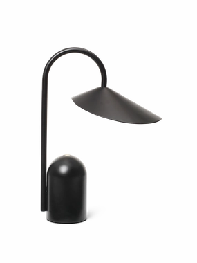 Ferm Living Arum Portable Lamp Black designer outdoor lamp