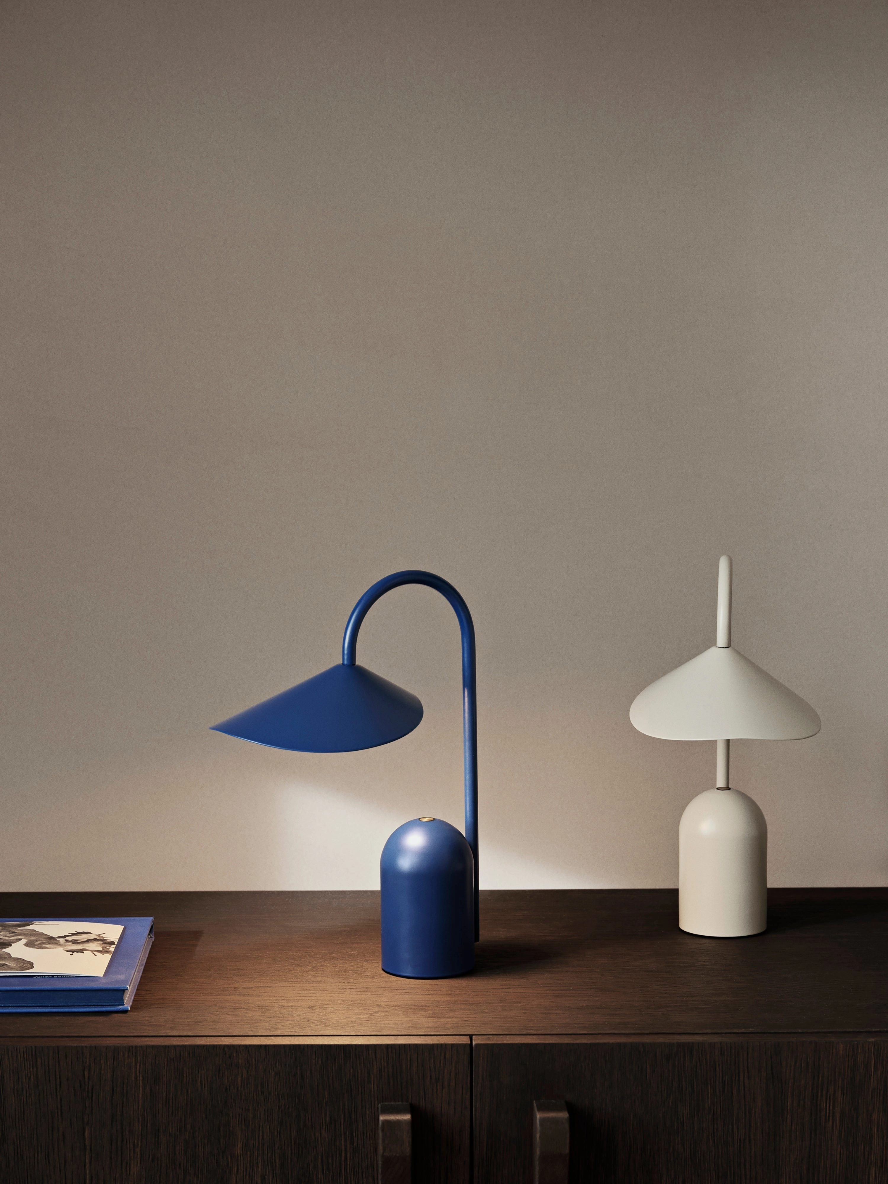 Ferm Living Arum Portable Lamp Bright Blue