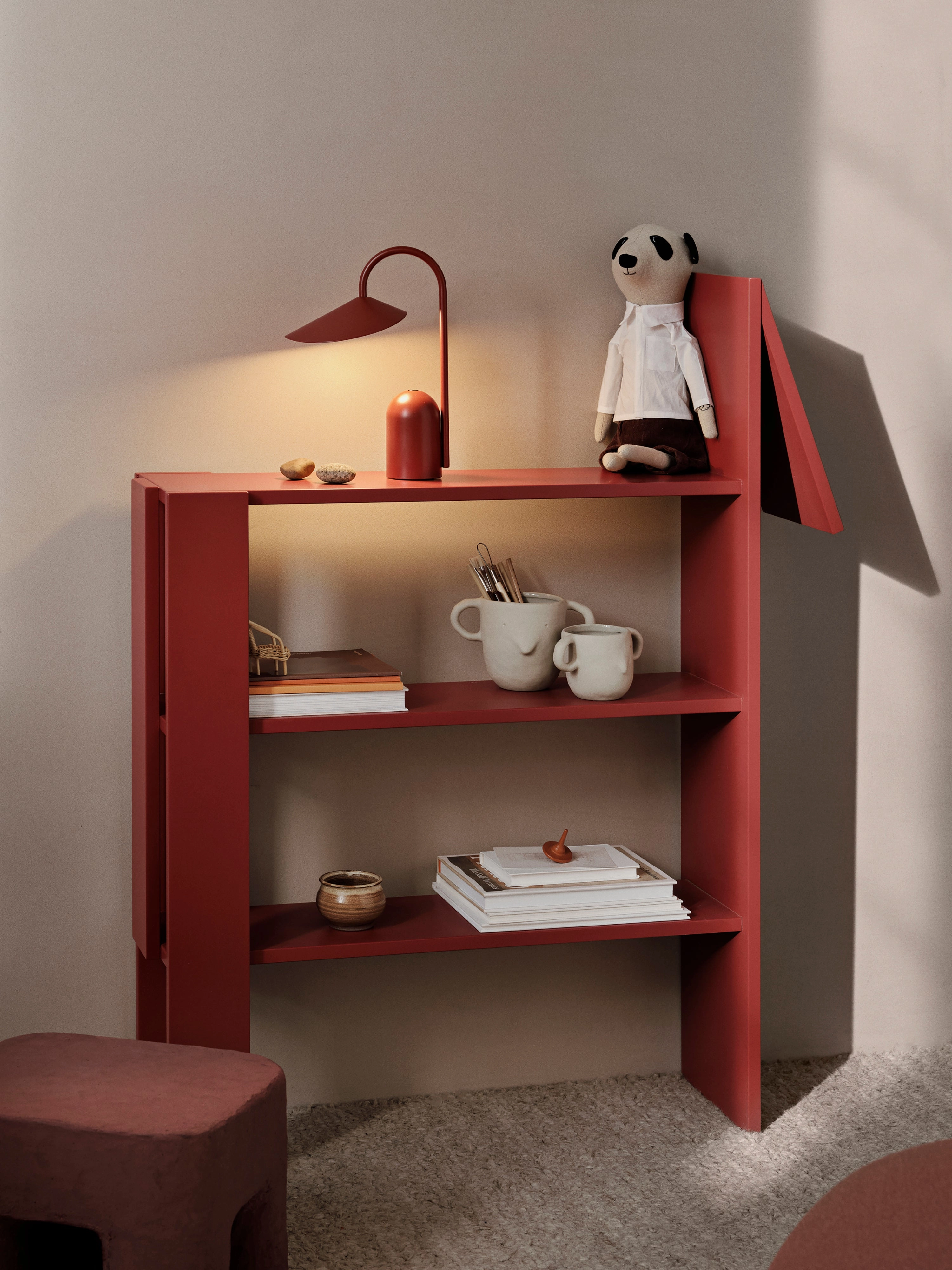Ferm Living Arum Portable Lamp Oxide Red