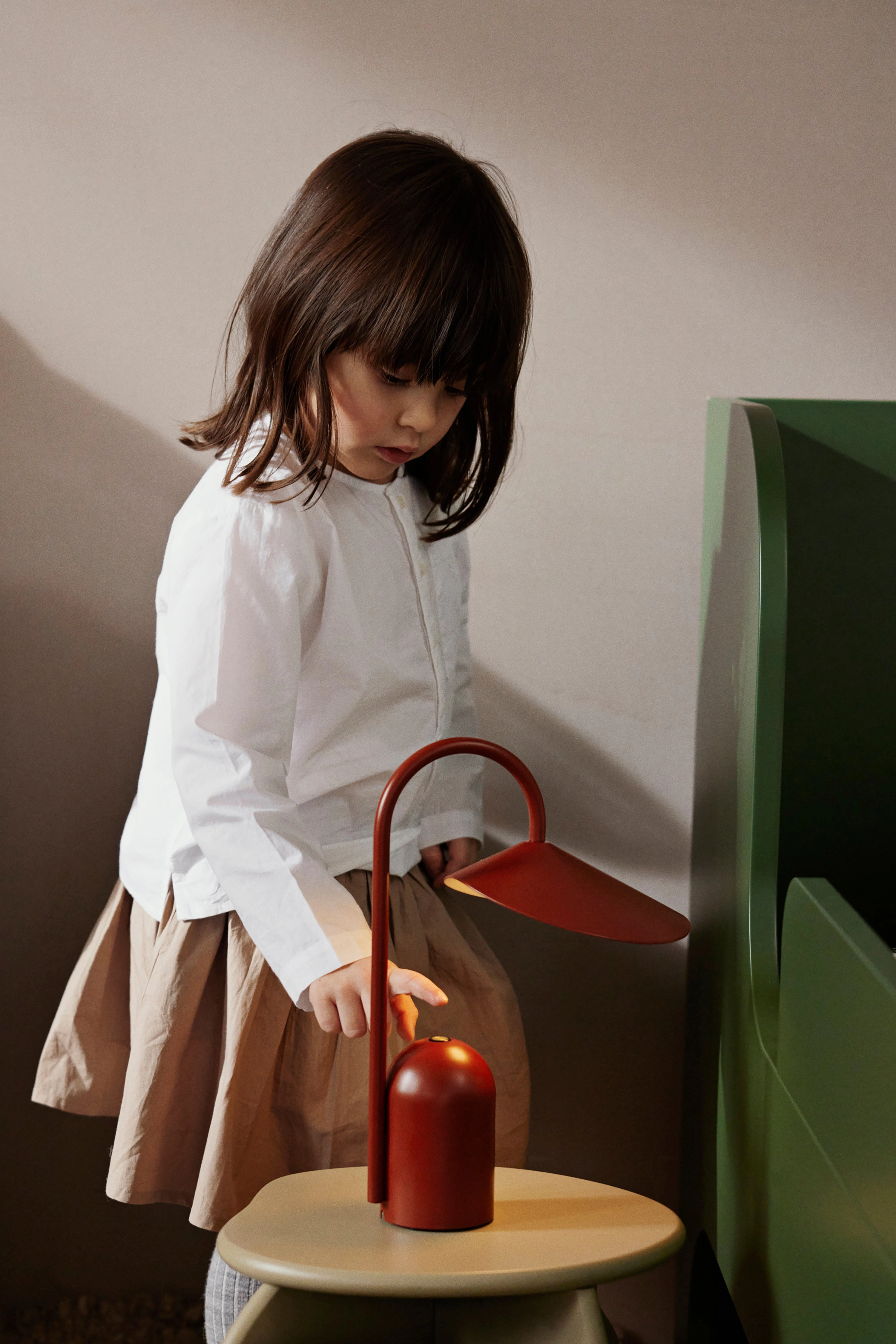 Ferm Living Arum Portable Lamp Oxide Red