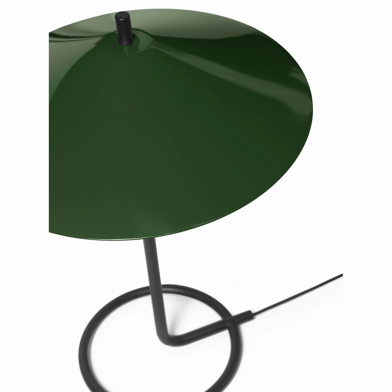 Ferm Living Filo Table Lamp, Black/Mrk Olive