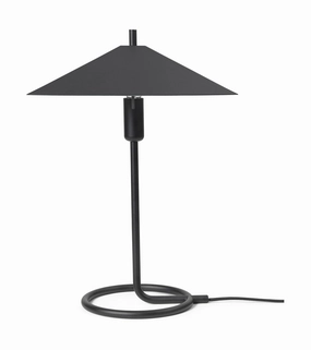 Ferm Living Filo Table Lamp, Square, Black/Black designer outdoor lamp