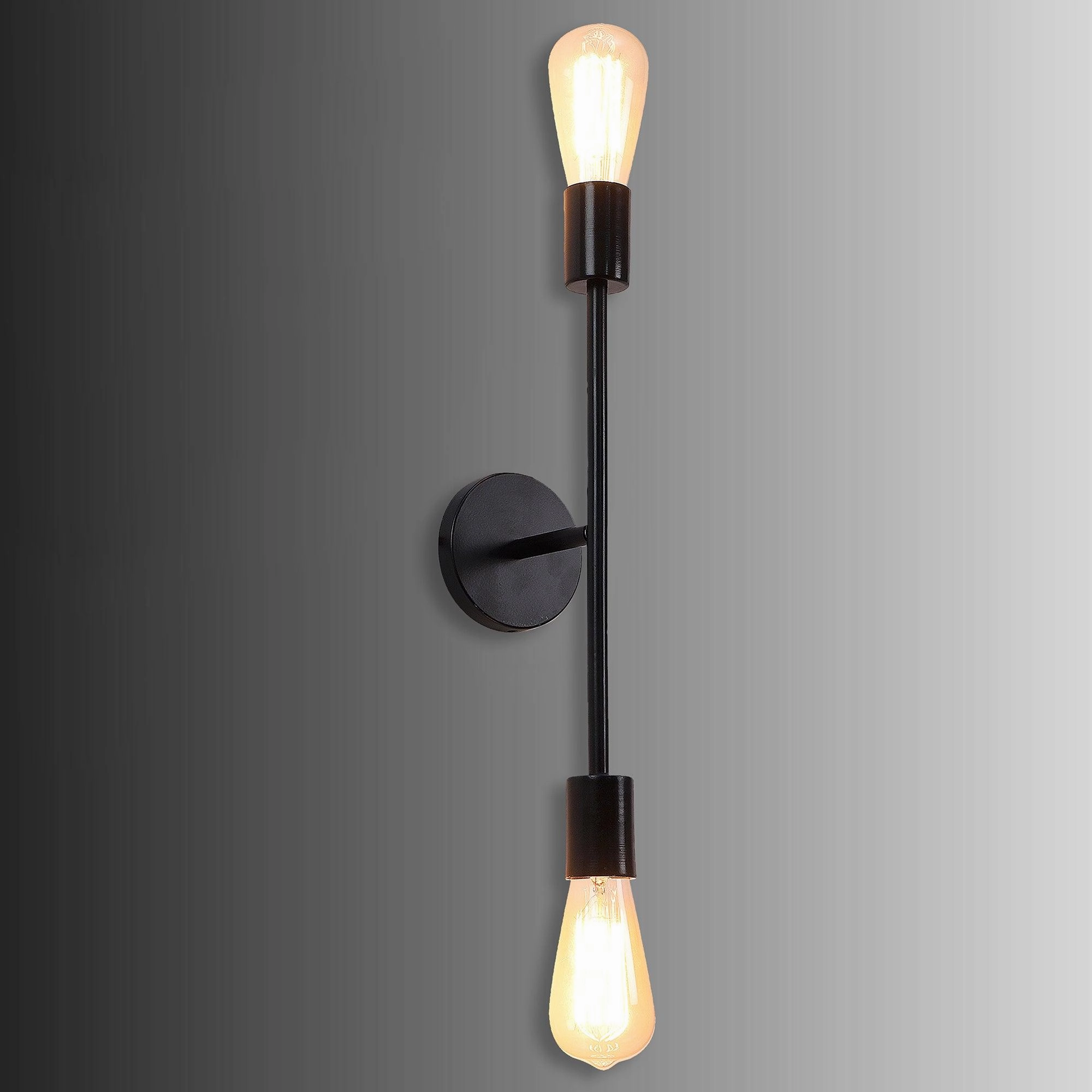 Filo Black Metal Wall Light by SS Lightings