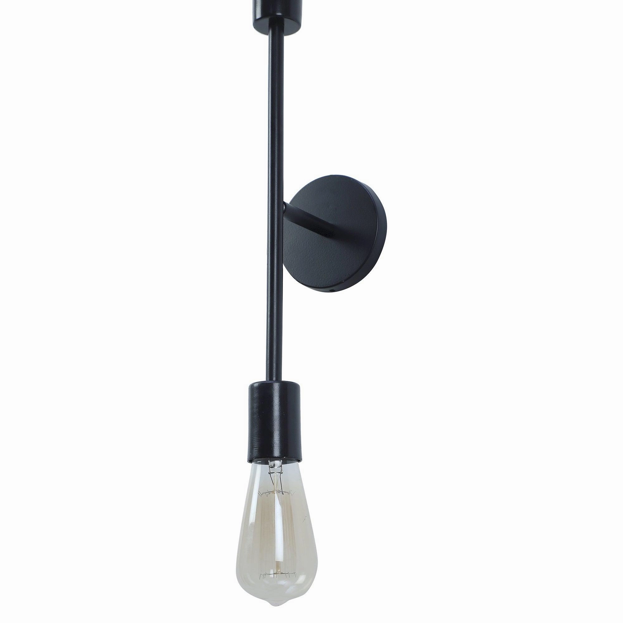 Filo Black Metal Wall Light by SS Lightings