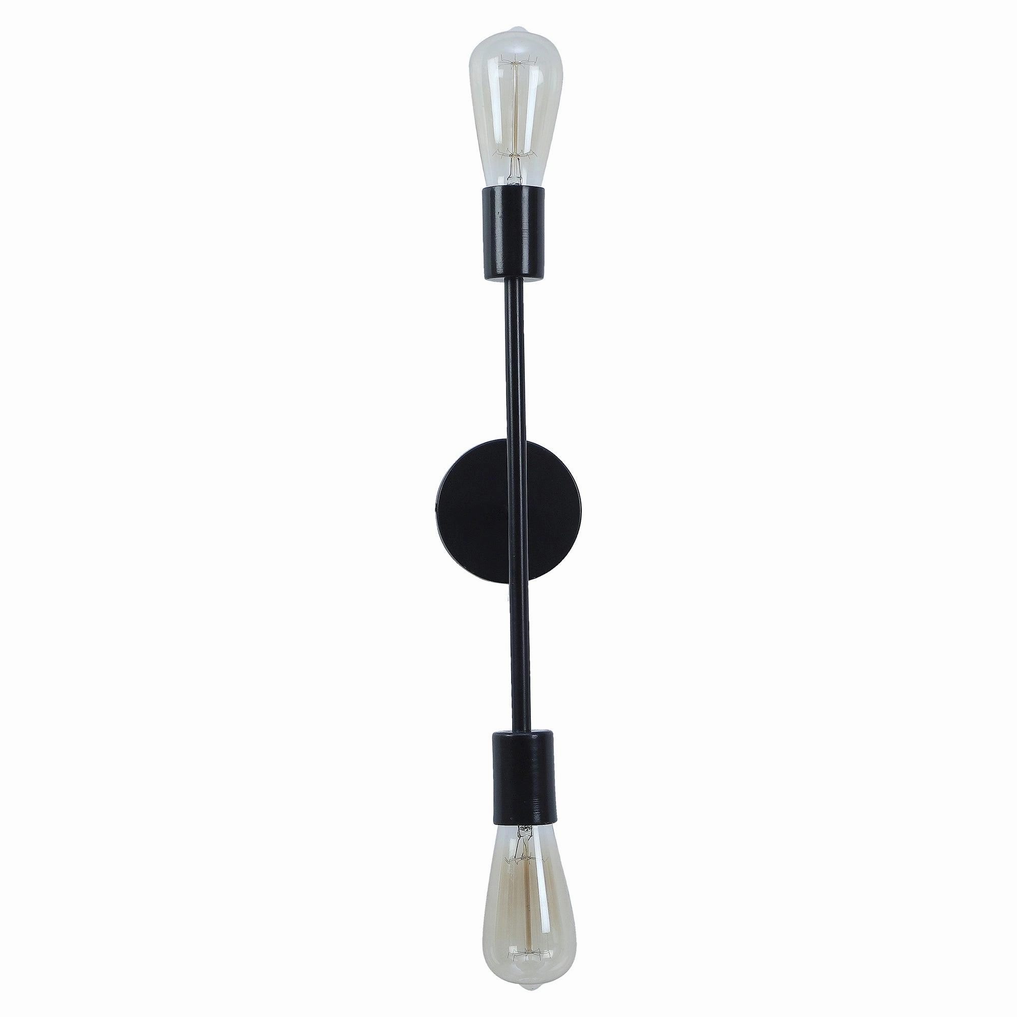 Filo Black Metal Wall Light by SS Lightings
