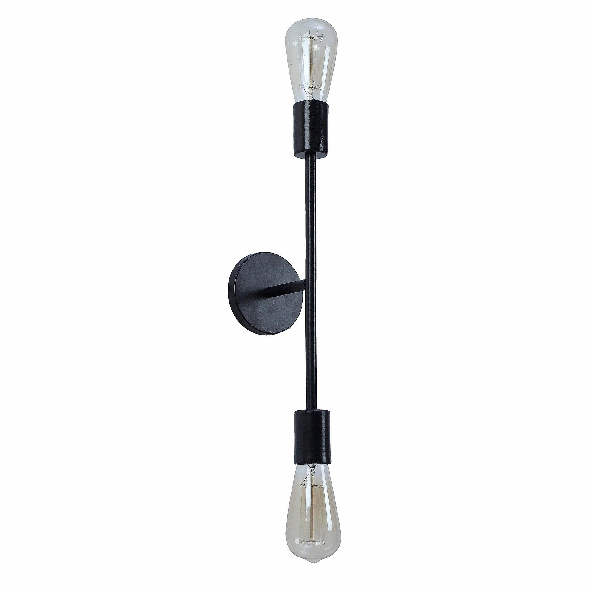 Filo Black Metal Wall Light by SS Lightings