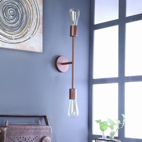 Filo Copper Metal Wall Light by SS Lightings vintage desk lamp