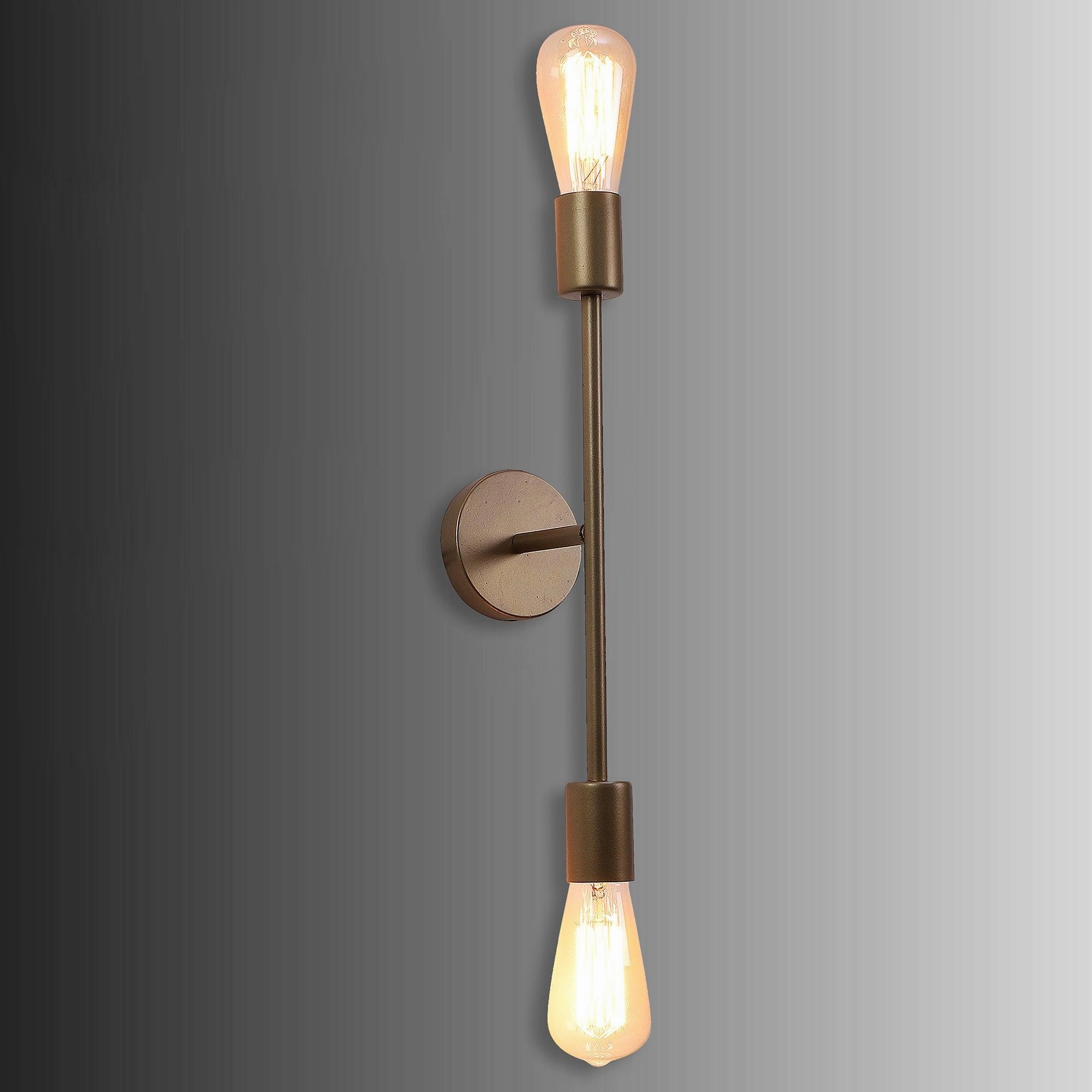 Filo Gold Metal Wall Light by SS Lightings