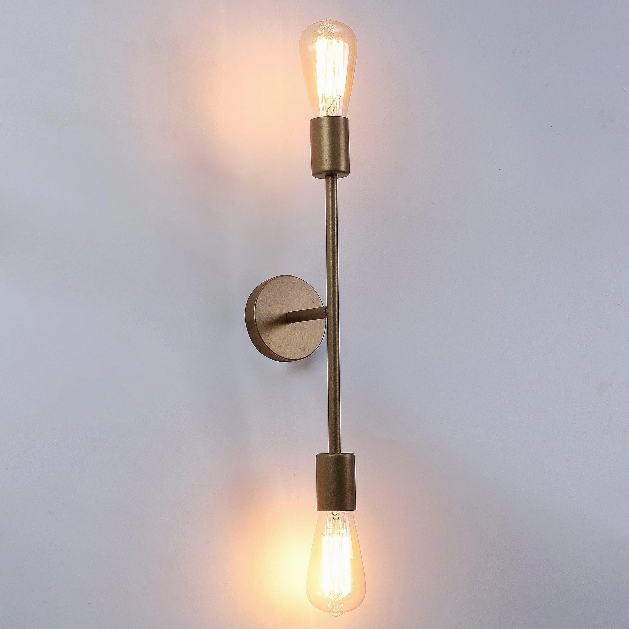 Filo Gold Metal Wall Light by SS Lightings