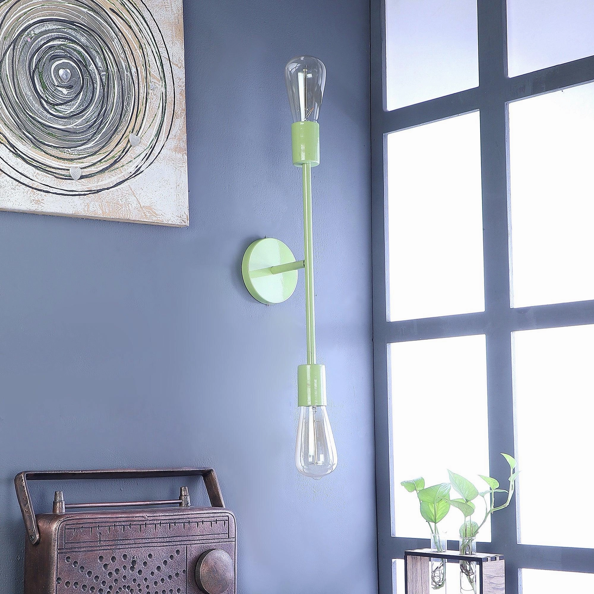 Filo Green Metal Wall Light by SS Lightings vintage desk lamp