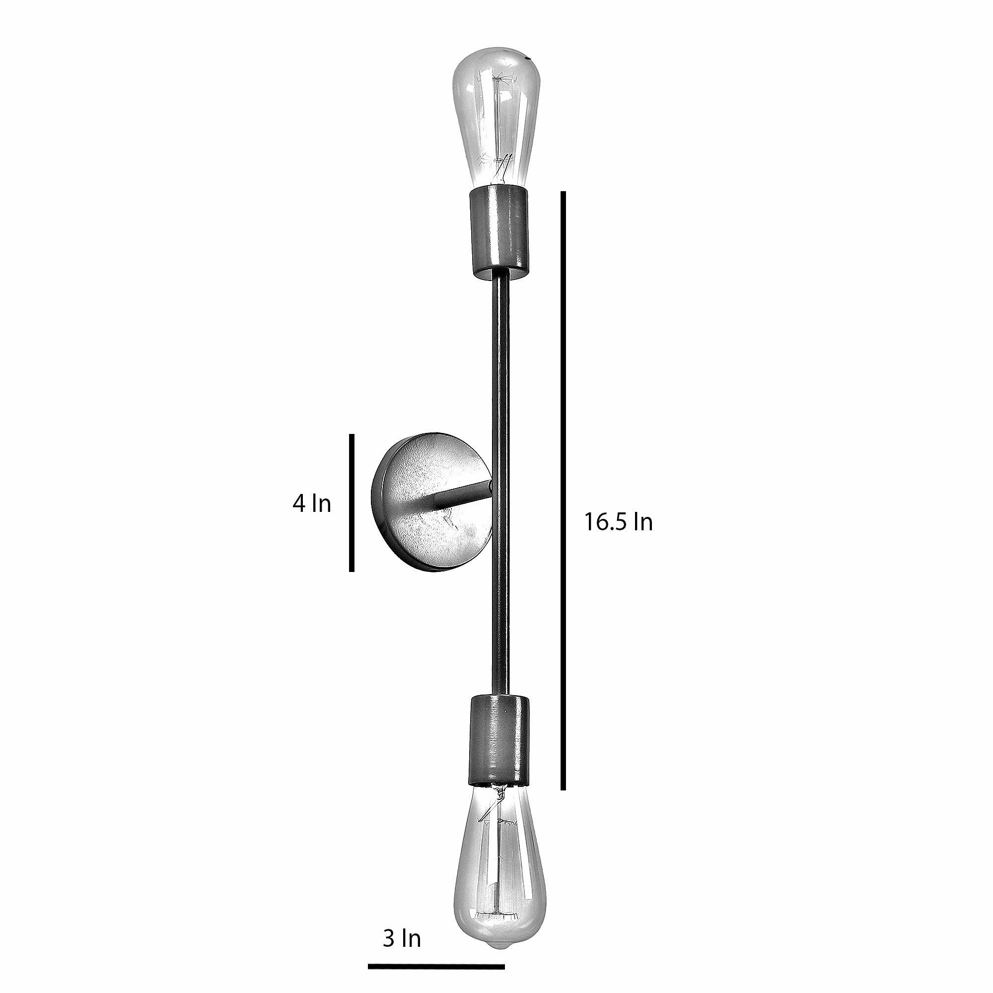 Filo Grey Metal Wall Light by SS Lightings