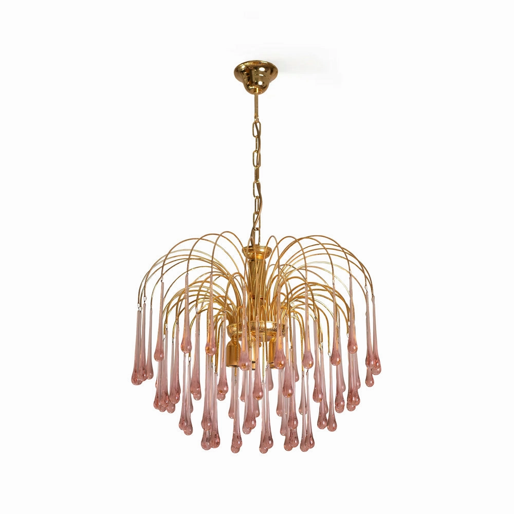 Fireworks Glass Chandelier flowerpot LED lamp