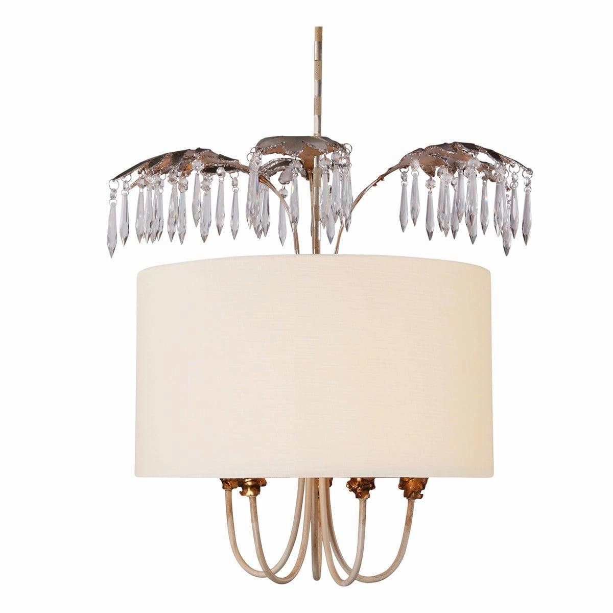 Flambeau Antoinette 5 Light Gold & Silver Ceiling Pendant minimalist ceiling light