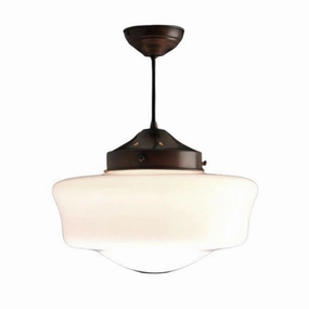 Flashed Opal Art Deco Ceiling Light SCHOOL47 modern ceiling lamp