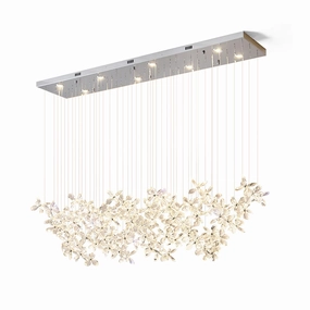 Floating Butterfly Chandelier flowerpot LED lamp