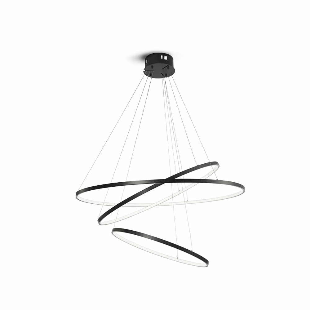 Floating Ring Chandelier flowerpot LED lamp