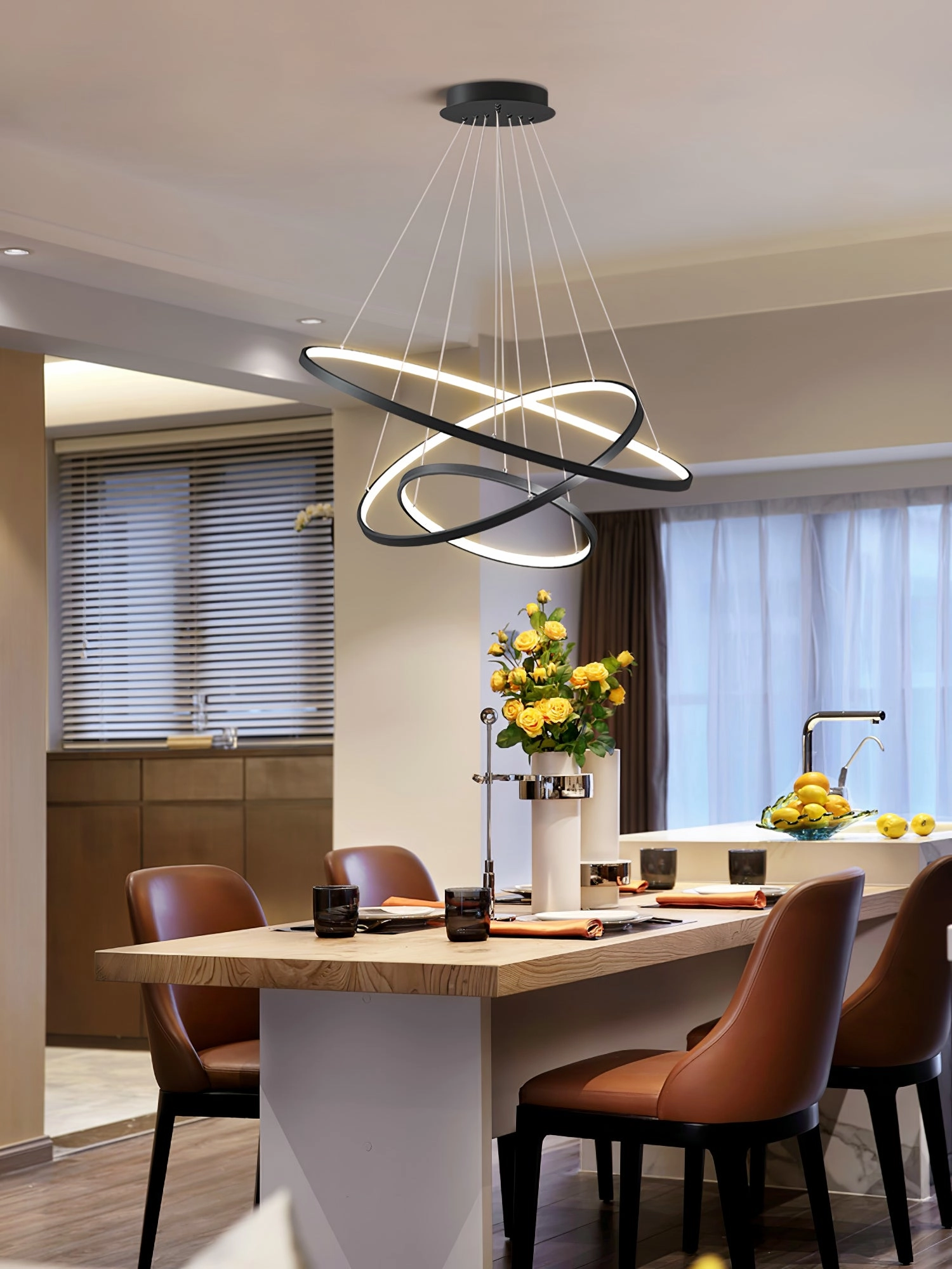 Floating Ring Chandelier
