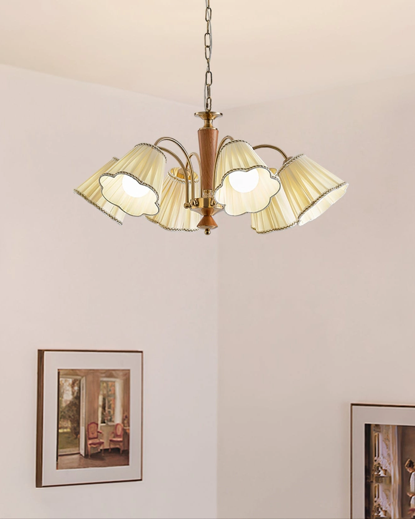 Florentine Fabric Chandelier