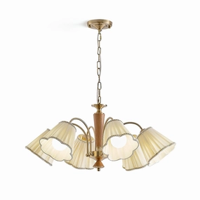 Florentine Fabric Chandelier flowerpot LED lamp