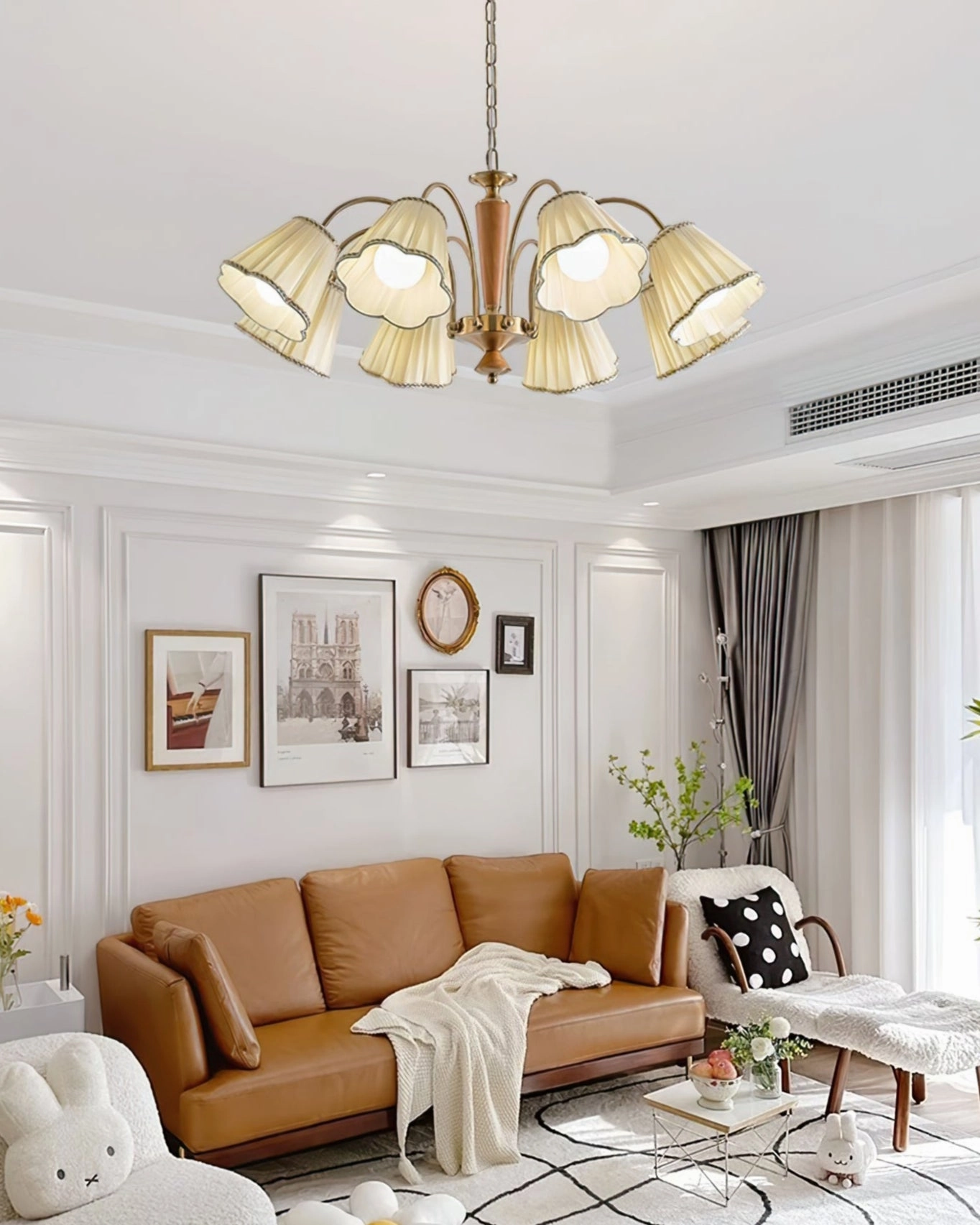 Florentine Fabric Chandelier