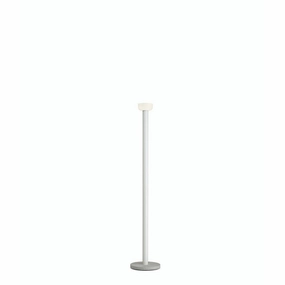 Flos Bellhop Floor Lamp, White garden LED light
