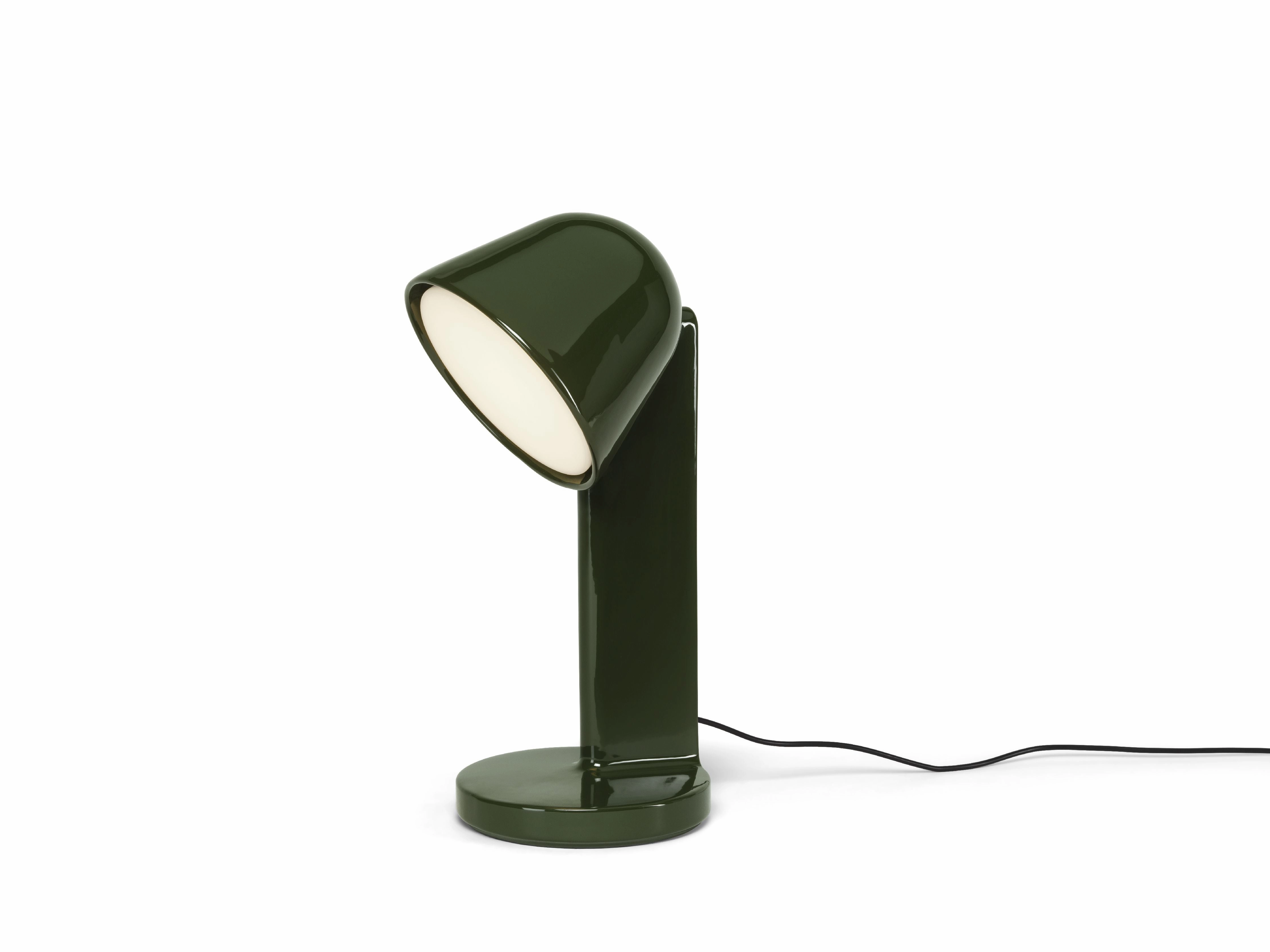 Flos Cramique Table Lamp Down, Moss Green