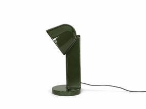 Flos Cramique Table Lamp Down, Moss Green designer outdoor lamp