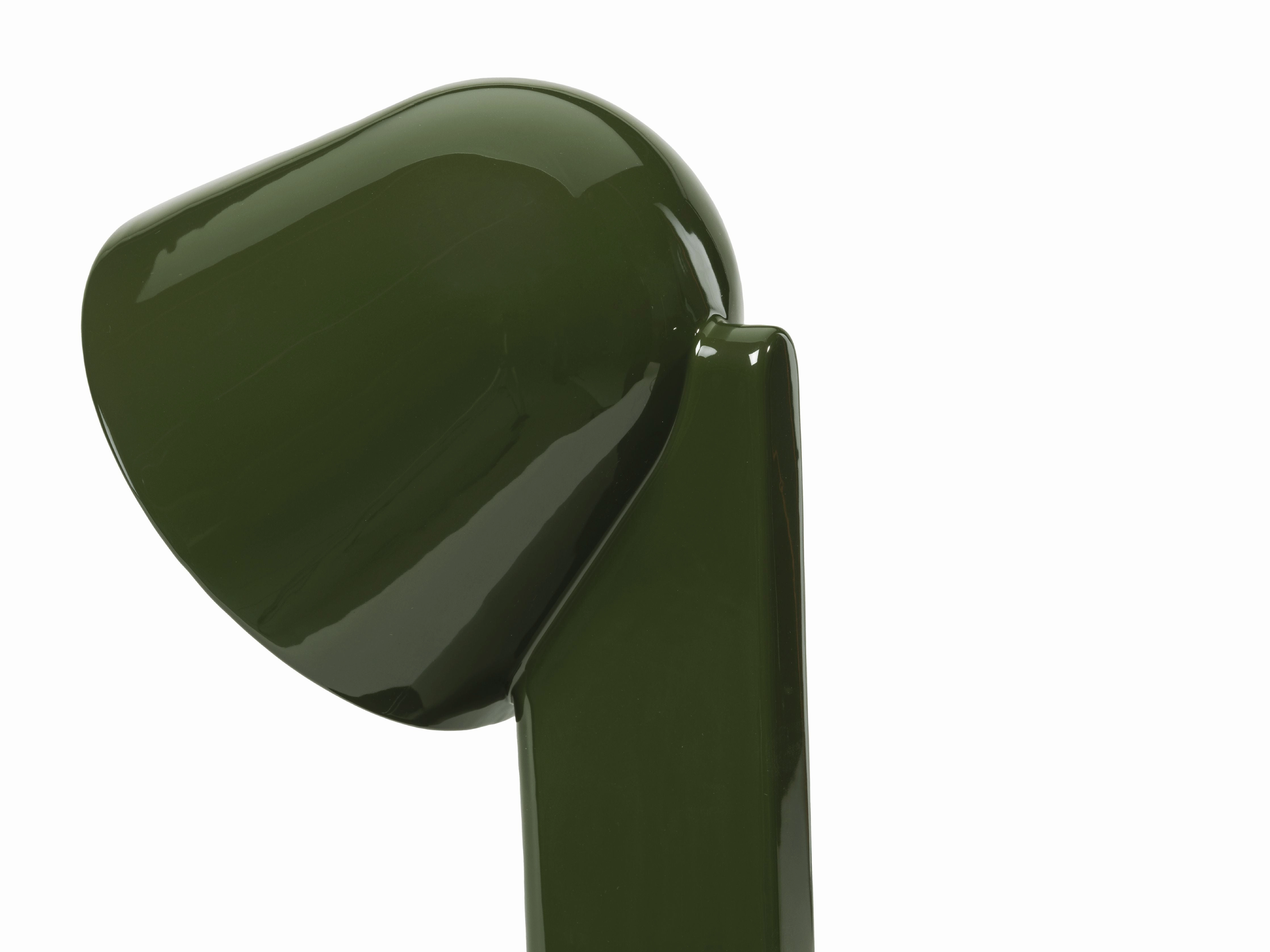Flos Cramique Table Lamp Down, Moss Green