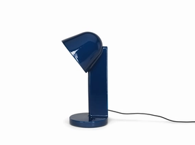 Flos Cramique Table Lamp Down, Navy Blue designer outdoor lamp