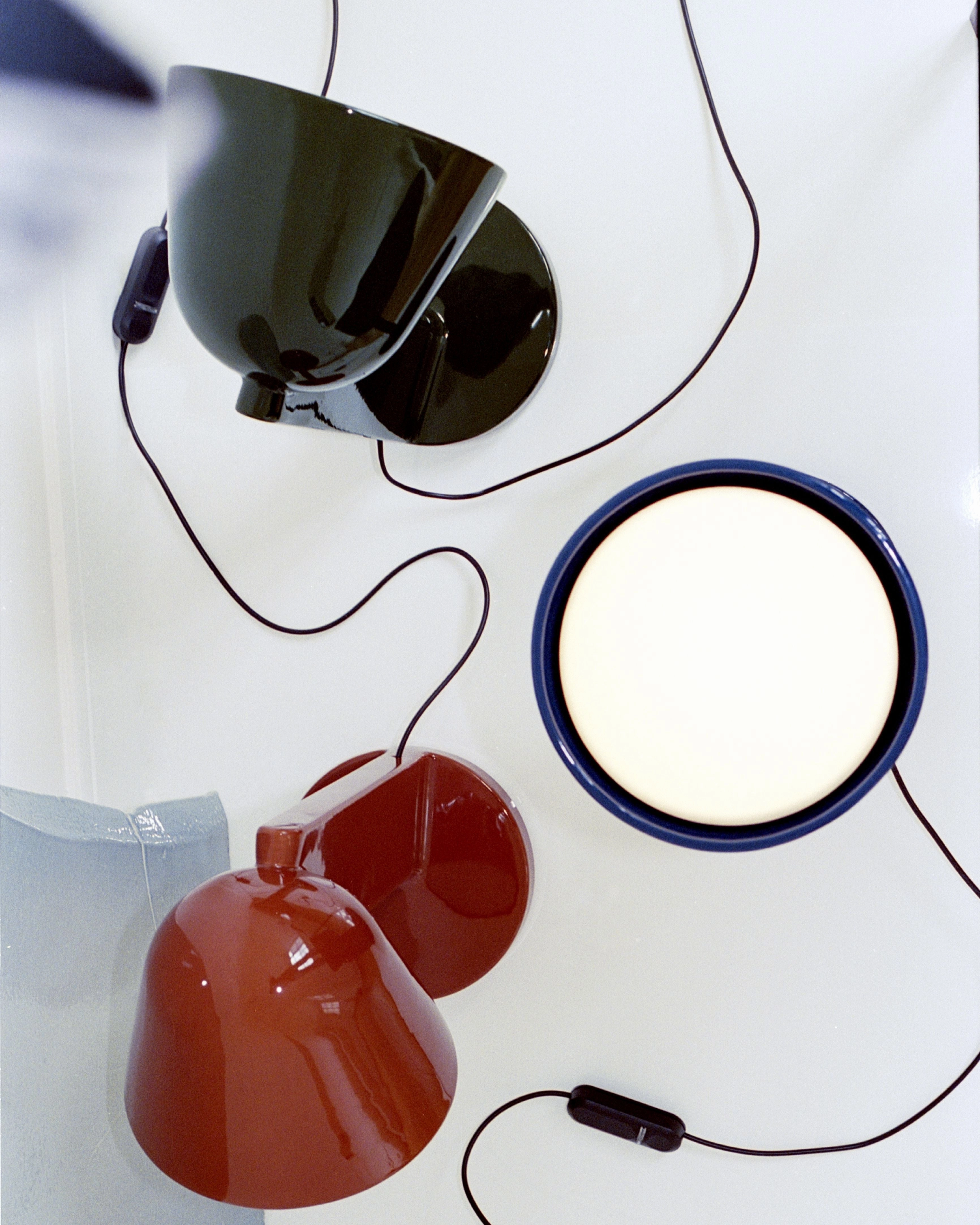 Flos Cramique Table Lamp Down, Rust Red