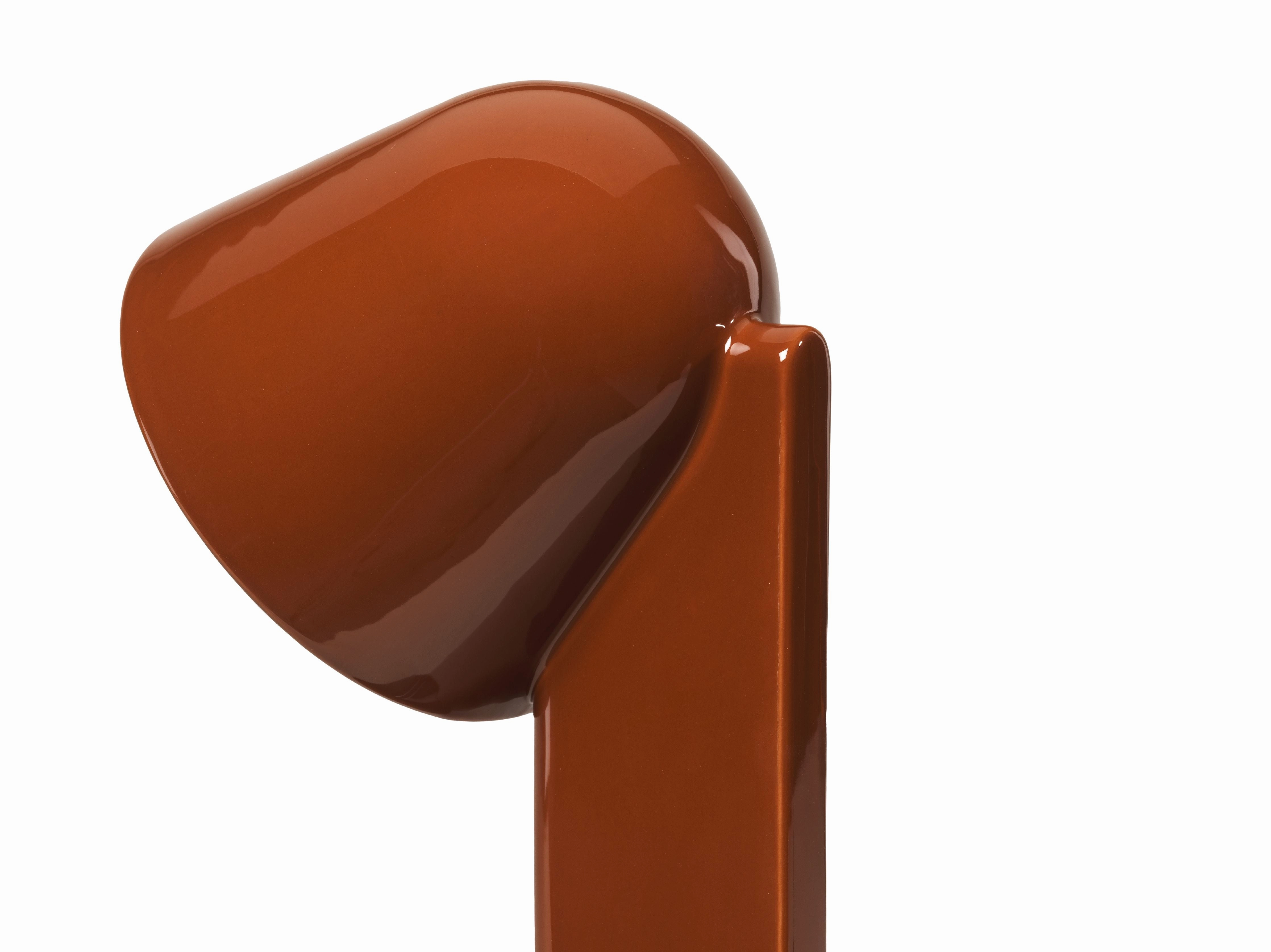 Flos Cramique Table Lamp Down, Rust Red
