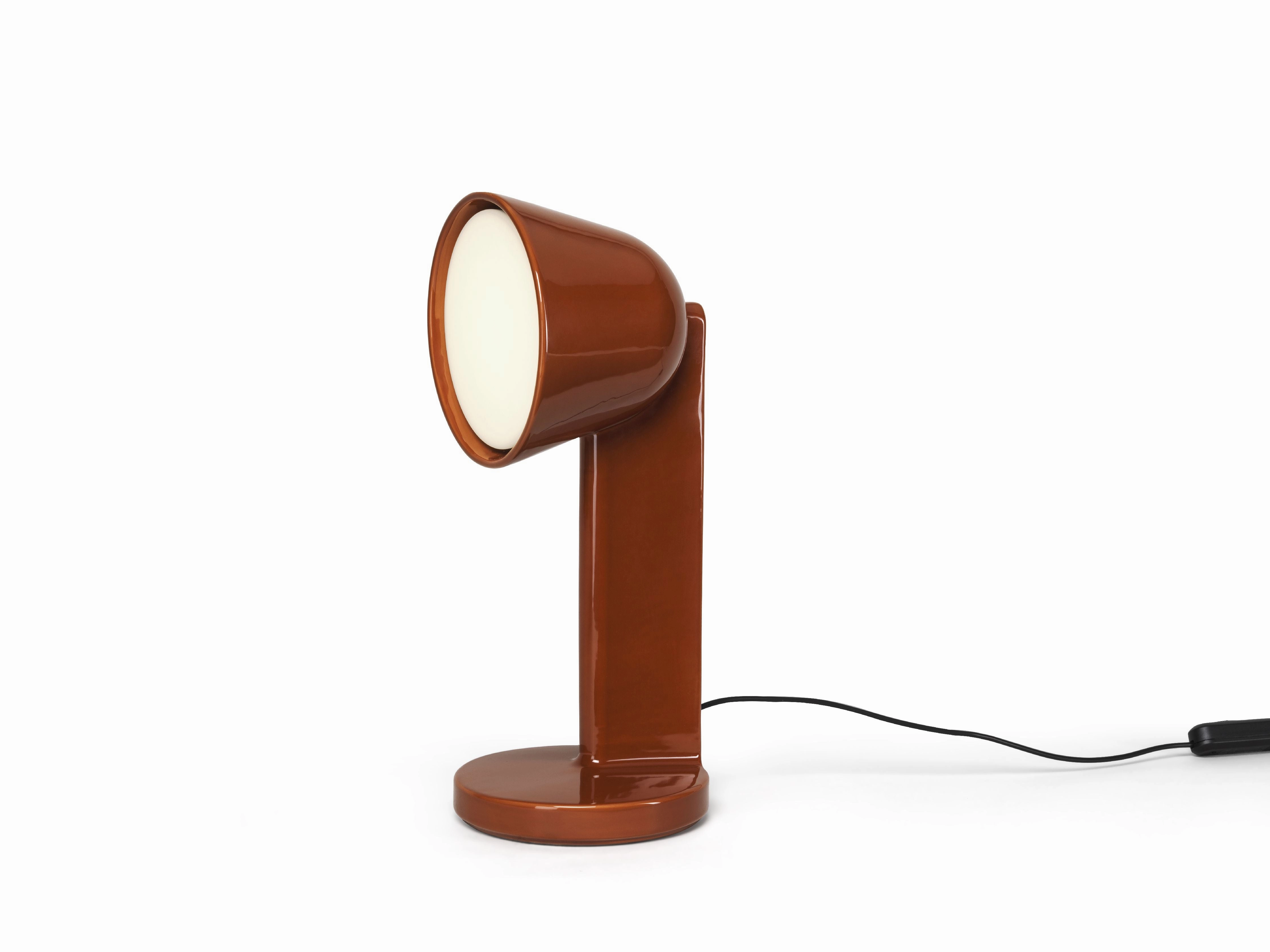 Flos Cramique Table Lamp Side, Rust Red