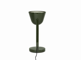 Flos Cramique Table Lamp Up, Moss Green designer outdoor lamp