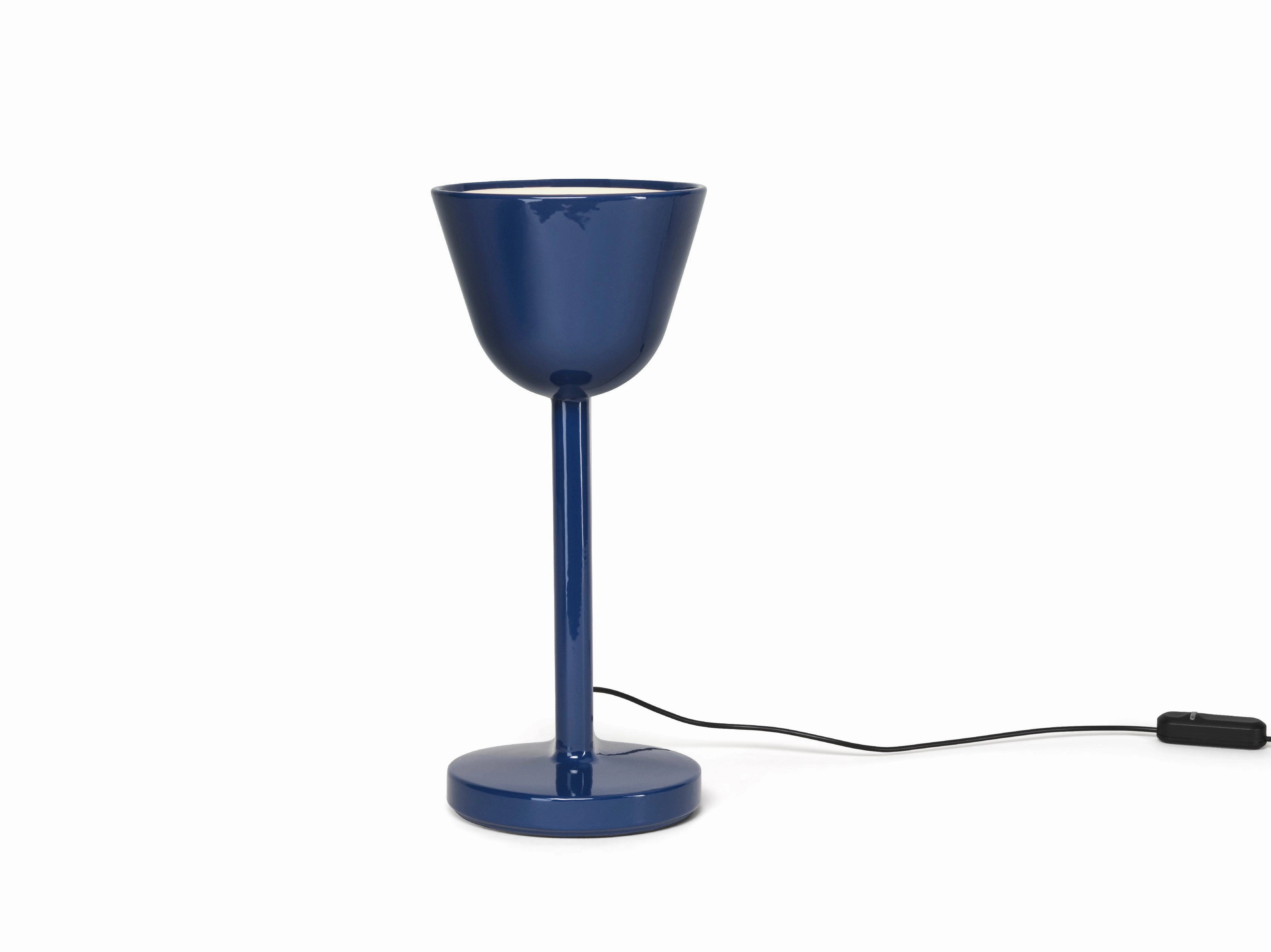 Flos Cramique Table Lamp Up, Navy Blue
