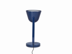 Flos Cramique Table Lamp Up, Navy Blue designer outdoor lamp