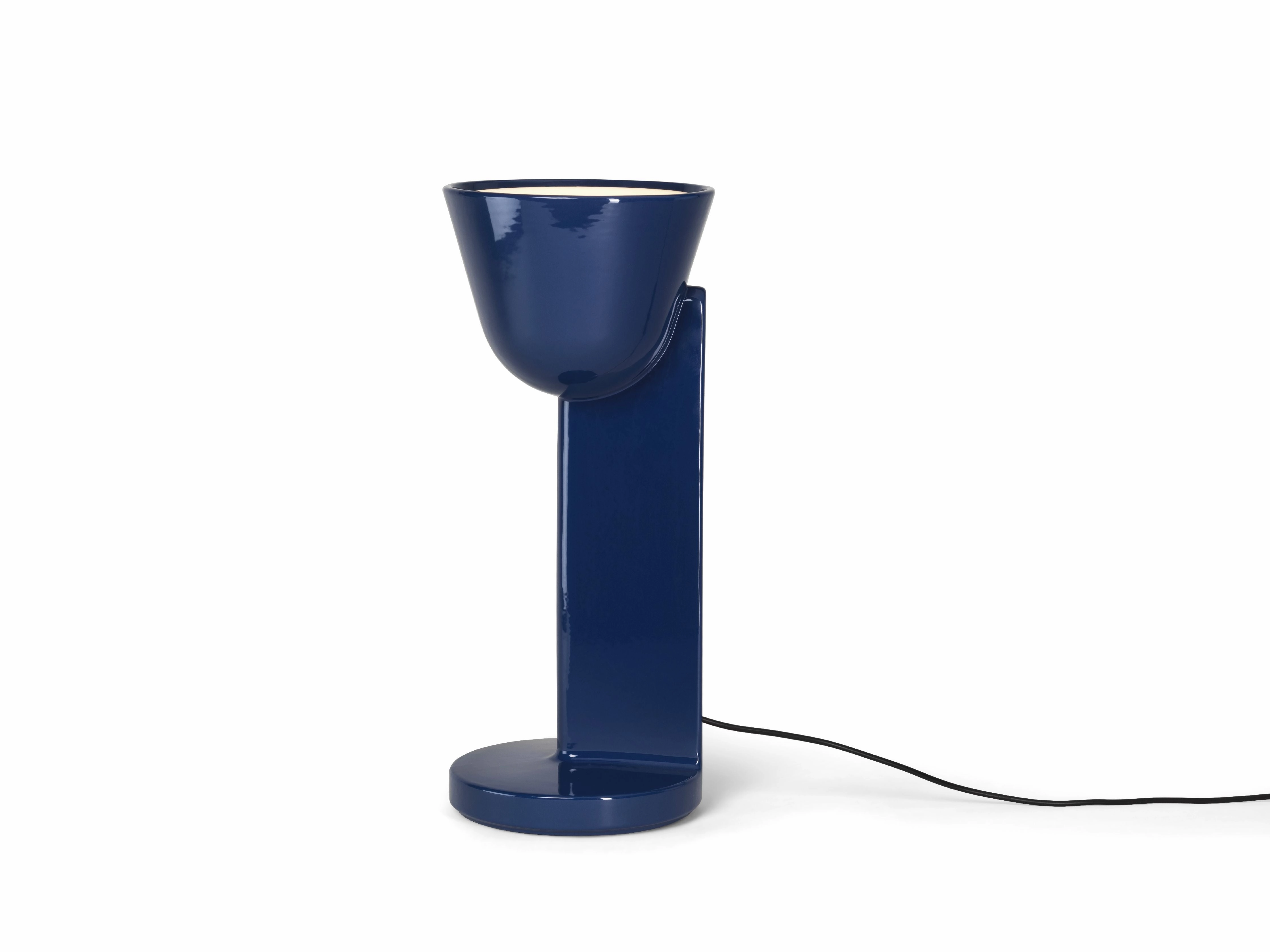 Flos Cramique Table Lamp Up, Navy Blue