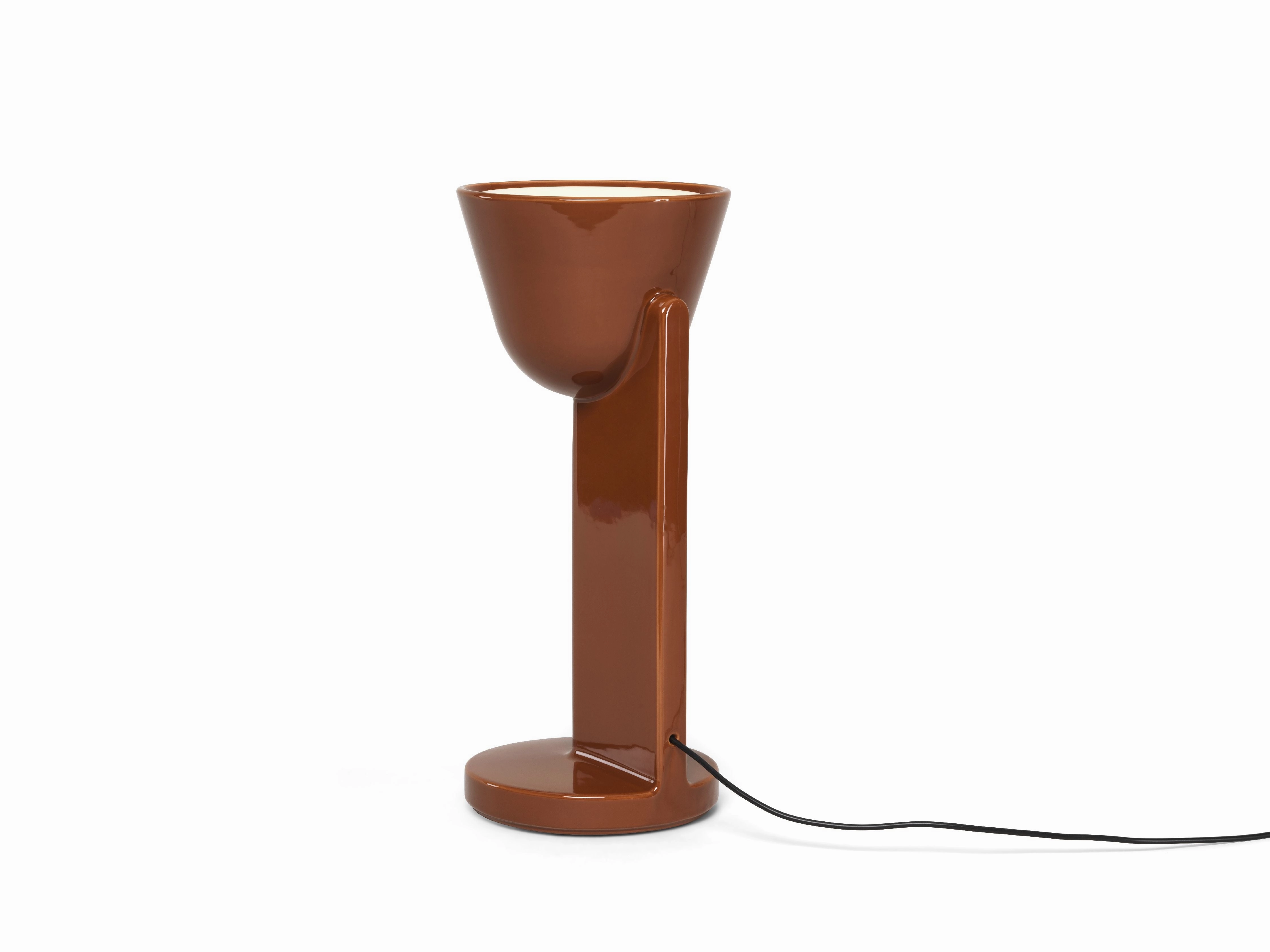 Flos Cramique Table Lamp Up, Rust Red