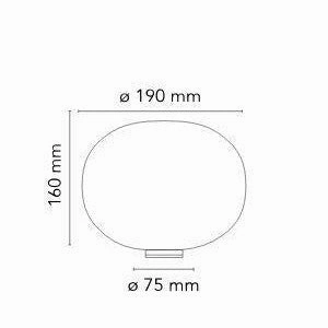 Flos Glo Ball Basic Zero Table Lamp With Switch
