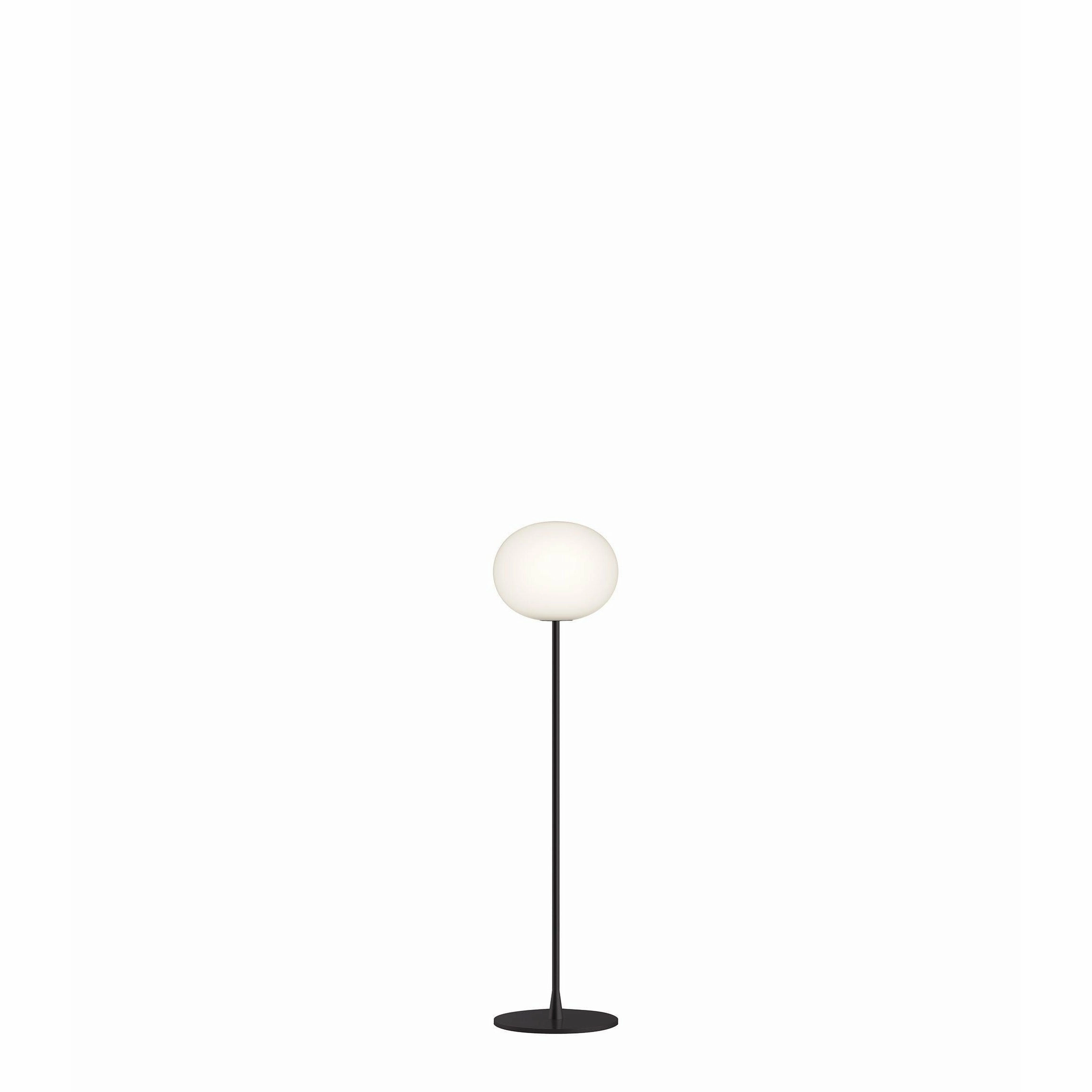 Flos Glo Ball F1 Floor Lamp, Black Matt garden LED light