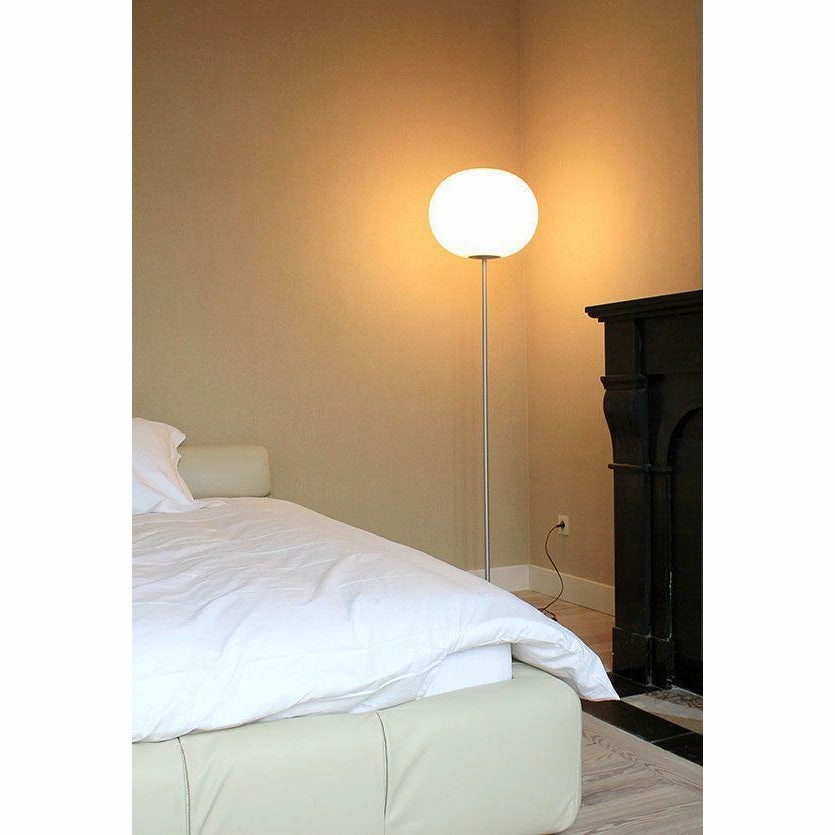 Flos Glo Ball F1 Floor Lamp, Silver