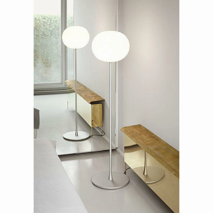 Flos Glo Ball F2 Floor Lamp, Black Matt