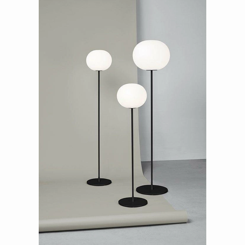 Flos Glo Ball F3 Floor Lamp, Silver