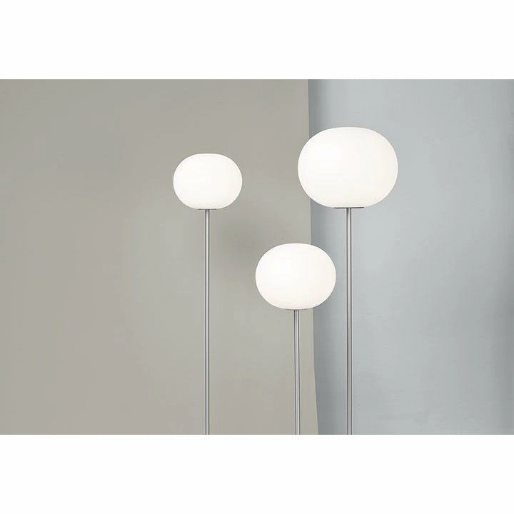Flos Glo Ball F3 Floor Lamp, Silver