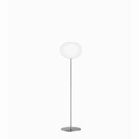 Flos Glo Ball F3 Floor Lamp, Silver garden LED light