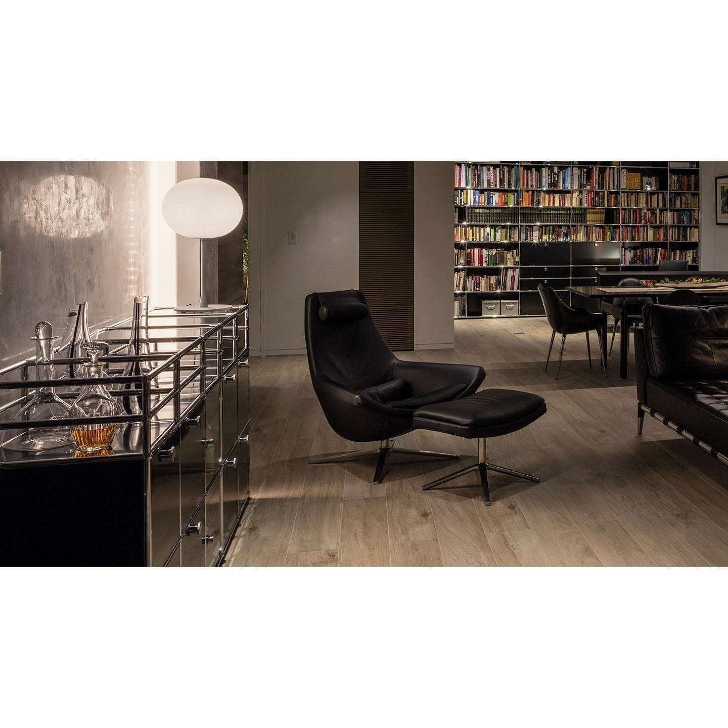 Flos Glo Ball T1 Table Lamp, Black