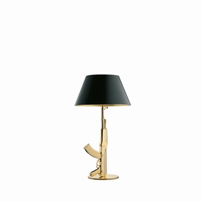Flos Guns Table Lamp, Gold/Black designer outdoor lamp