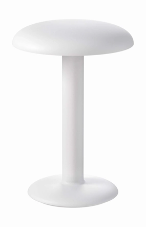 Flos Gustave Table Lamp 2700 K, Matt White designer outdoor lamp
