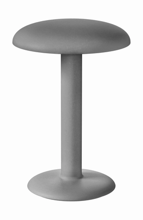 Flos Gustave Table Lamp 2700 K, Raw Aluminium designer outdoor lamp