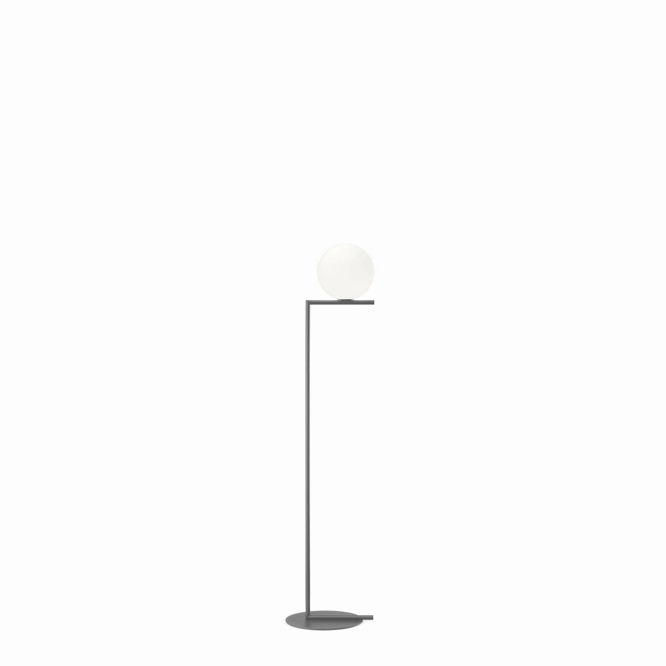 Flos Ic Light F1 Floor Lamp, Black garden LED light