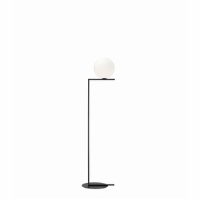 Flos Ic Light F2 Floor Lamp, Black garden LED light